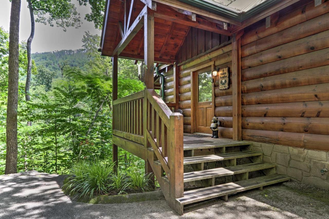 הוילה Gatlinburg Mountainside Escape With Deck And Hot Tub! מראה חיצוני תמונה